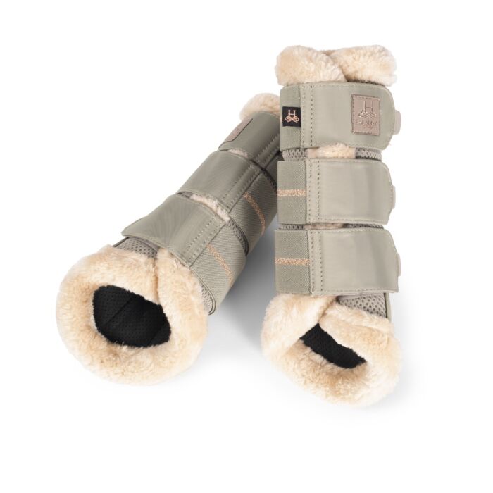 Eskadron Tendon Boots Mesh FauxFur Heritage Ivory Grey