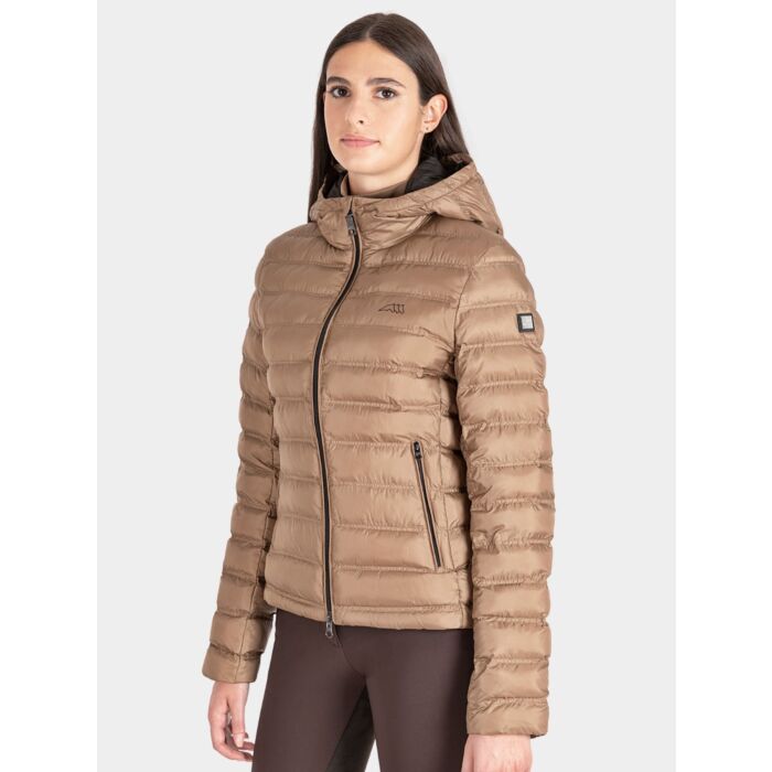 Equiline Dames Bomber Ecre Ultra Light - Camel