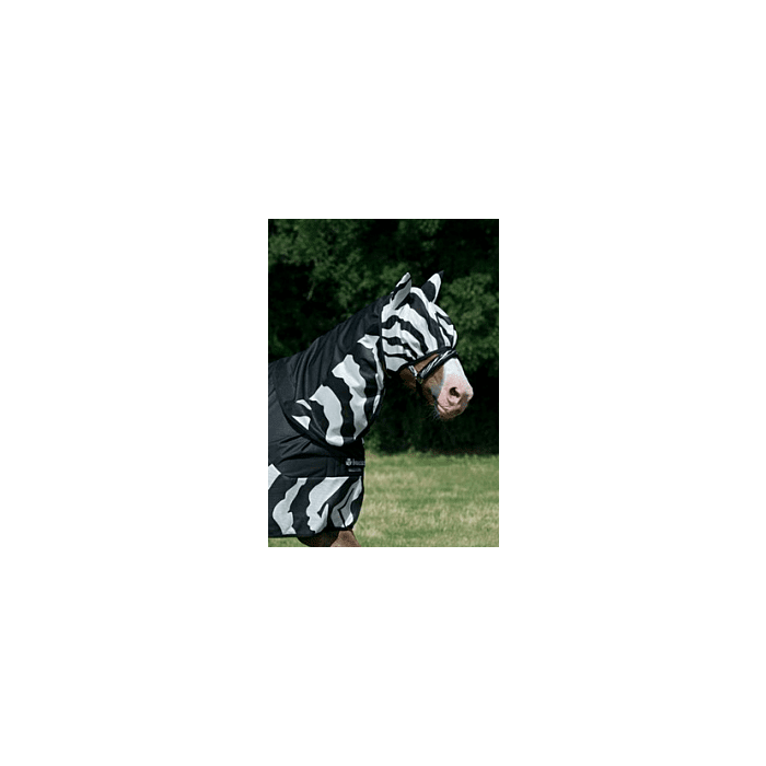 Bucas Buzz-Off Rain Zebra Hals