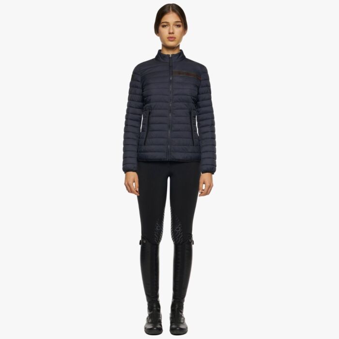 Cavalleria Toscana TEAM Red Stripe Quilted Dames Jack Navy 