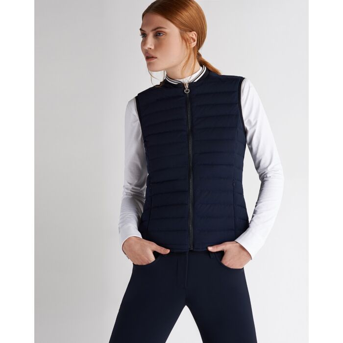 Cavalleria Toscana Quilted Front/Flat back Puffer Deachable