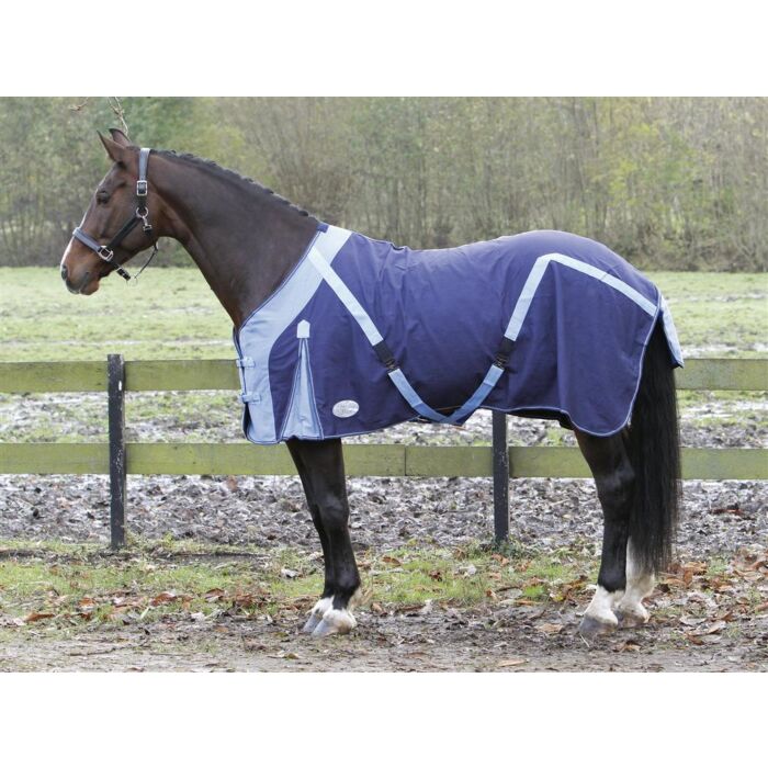 Harry's Horse Zomerdeken two tone navy