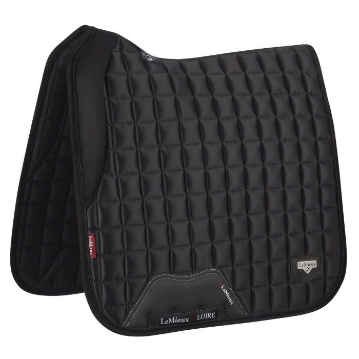 LeMIEUX Loire Memory Satin Square Zadeldek Black
