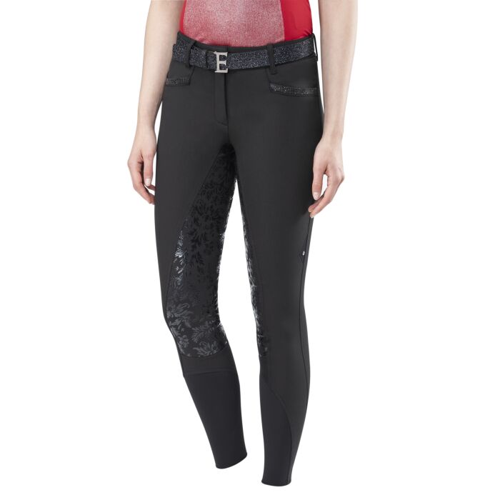 Equiline Dames Rijbroek Gladis Full-Grip Zwart