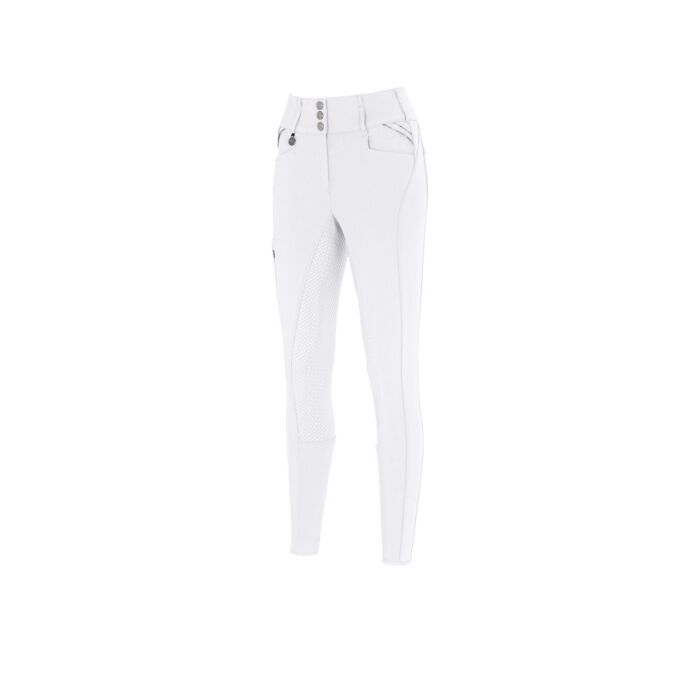 Pikeur Rijbroek Candela Glamour Grip Full Wit