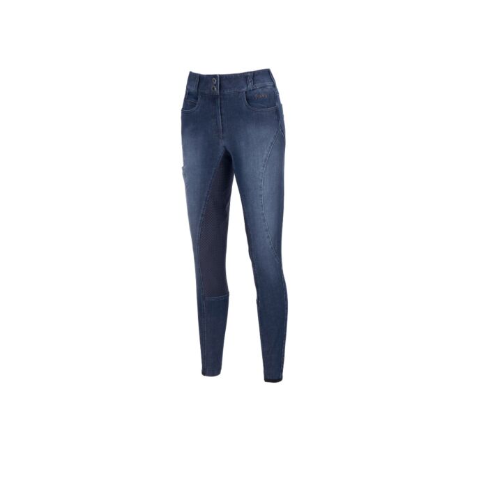 Pikeur Rijbroek Lisha Jeans Grip Full Denim Blue