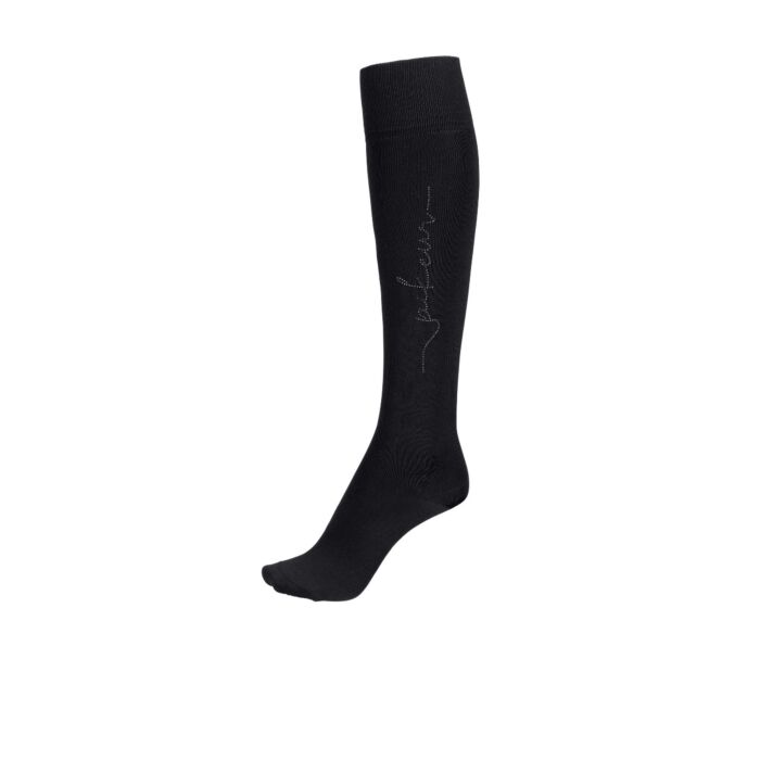 Pikeur Kniekousen Tube Strass Black