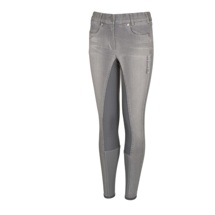 Pikeur Rijbroek Kalotta Grip Jeans Grijs