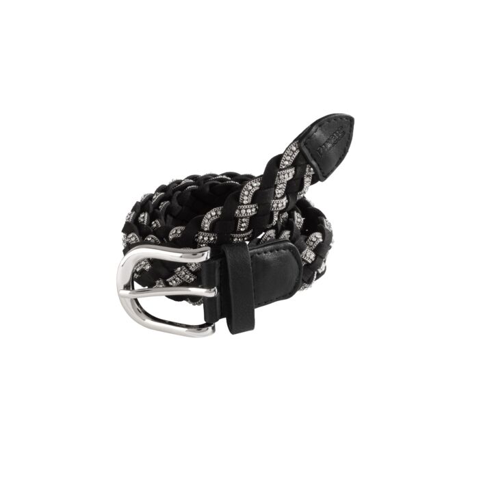 Pikeur gevlochten Riem Classic Black