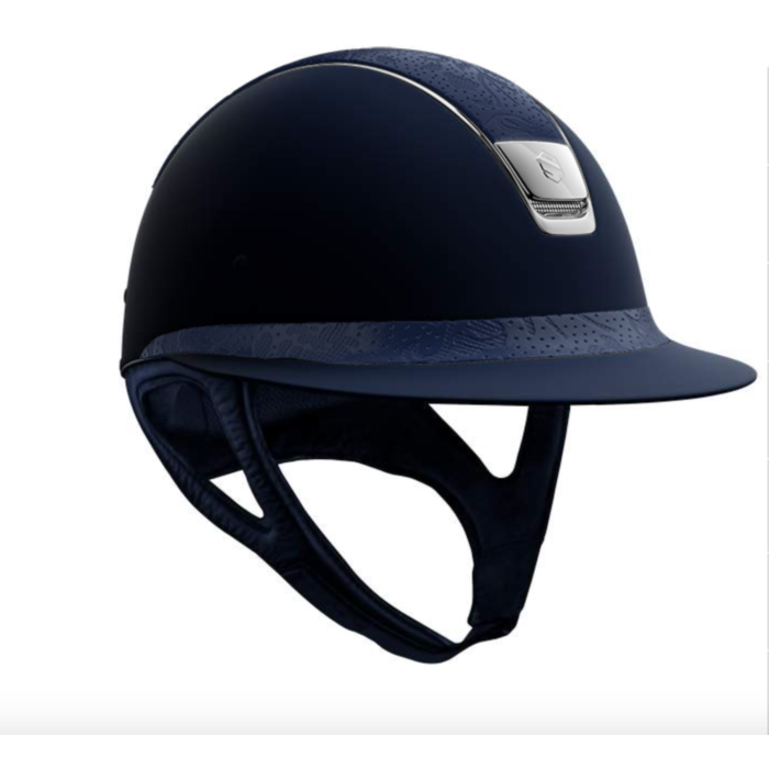 Samshield Rijhelm Miss Shield Shadowmatt Flower leer Navy