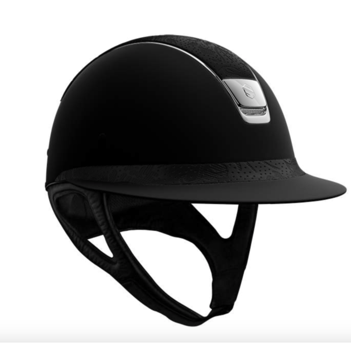Samshield Rijhelm Miss Shield Shadowmatt Flower leer Black