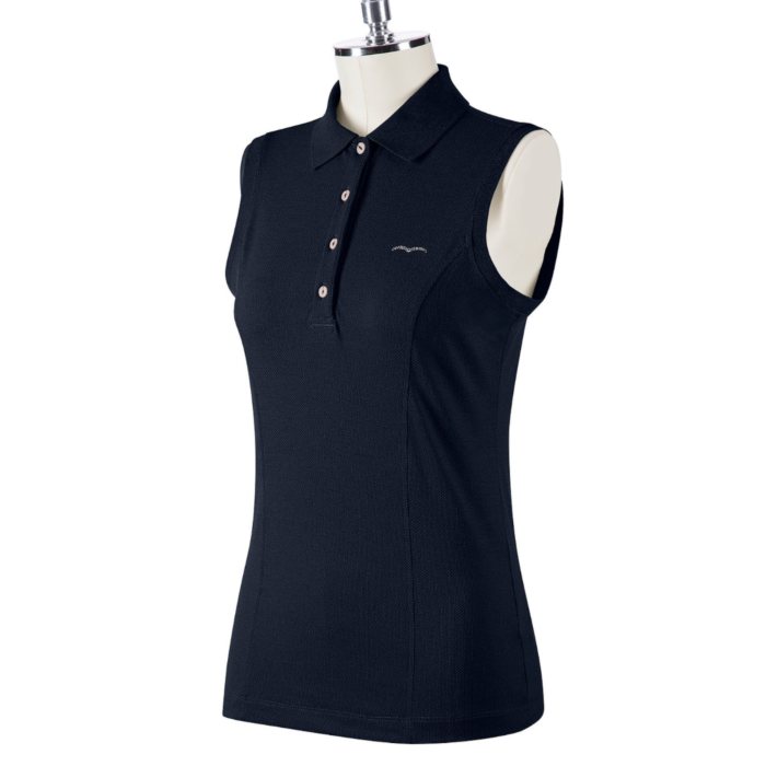 ANIMO Dames Polo Brandy Ombra Mouwloos