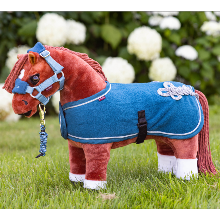 LeMieux Mini Pony Thomas Chestnut met Deken & Halster Marine
