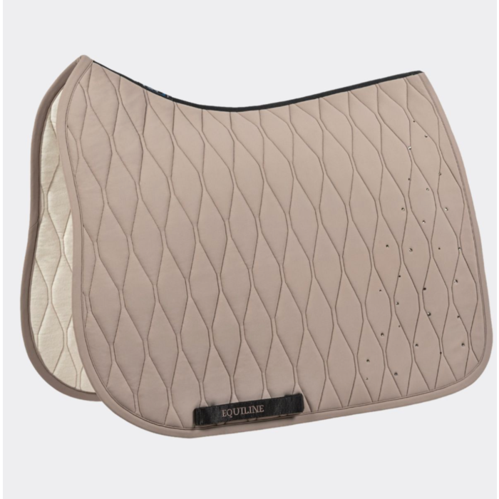 Equiline Tech Zadeldek met Rhinestones Tortora