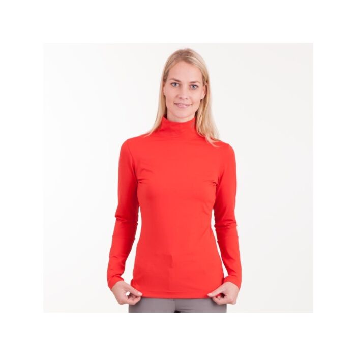 ANKY® Mockneck Shirt Dames Heraldic Red